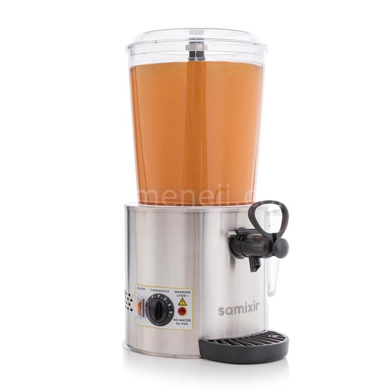 Samixir Hot Gold SC10 10 L Panoramik Sıcak İçecek Dispenseri INOX
